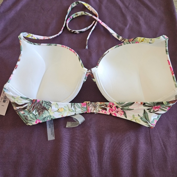 Victoria's Secret Floral Print Women's Bombshell Bikini Top - Picture 2 of 3